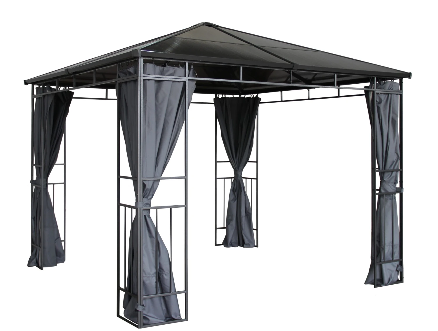 Grasekamp Hardtop Pavillon Limone 3x3m Inkl. Seitenteile Doppelstegplatten Hohlkammer Polycarbonat 1 Grasekamp Hardtop Pavillon Limone 3x3m Inkl. Seitenteile Doppelstegplatten Hohlkammer Polycarbonat