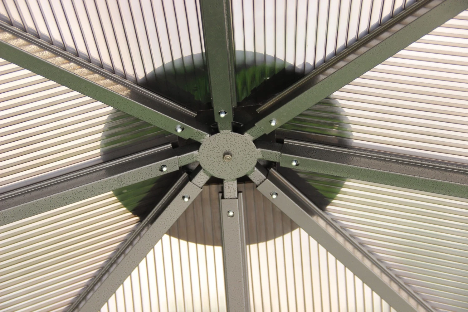 Grasekamp Hardtop Pavillon Limone 3x3m Inkl. Seitenteile Doppelstegplatten Hohlkammer Polycarbonat 5 Grasekamp Hardtop Pavillon Limone 3x3m Inkl. Seitenteile Doppelstegplatten Hohlkammer Polycarbonat – Bild 5