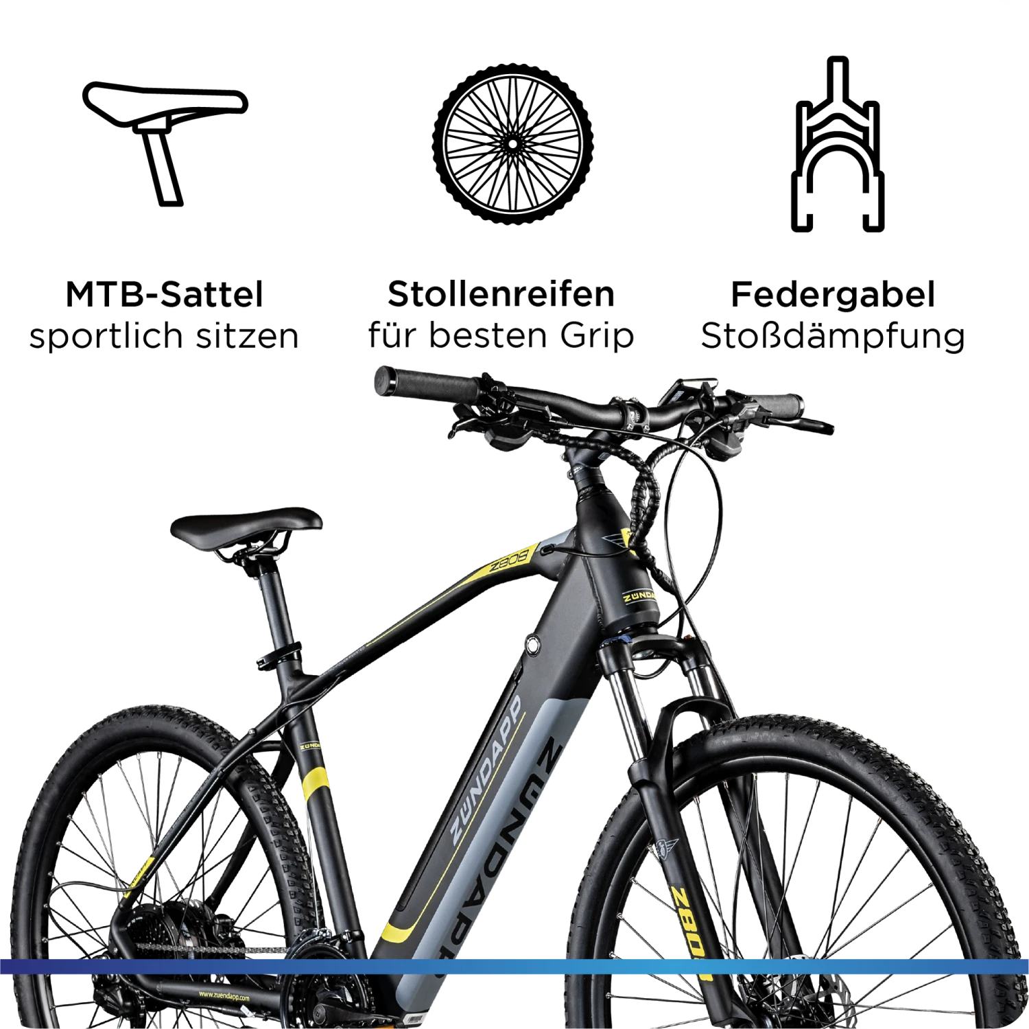 Zündapp Z808 E Bike Für Damen Und Herren Ab 170 Cm Mountainbike 29 Zoll E MTB Hardtail Pedelec Fahrrad Elektrofahrrad 27 Gänge Elektrobike 4 Zündapp Z808 E Bike Für Damen Und Herren Ab 170 Cm Mountainbike 29 Zoll E MTB Hardtail Pedelec Fahrrad Elektrofahrrad 27 Gänge Elektrobike – Bild 4