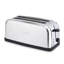 HKoenig TOS28 Edelstahl Langschlitz Toaster, 1500 W