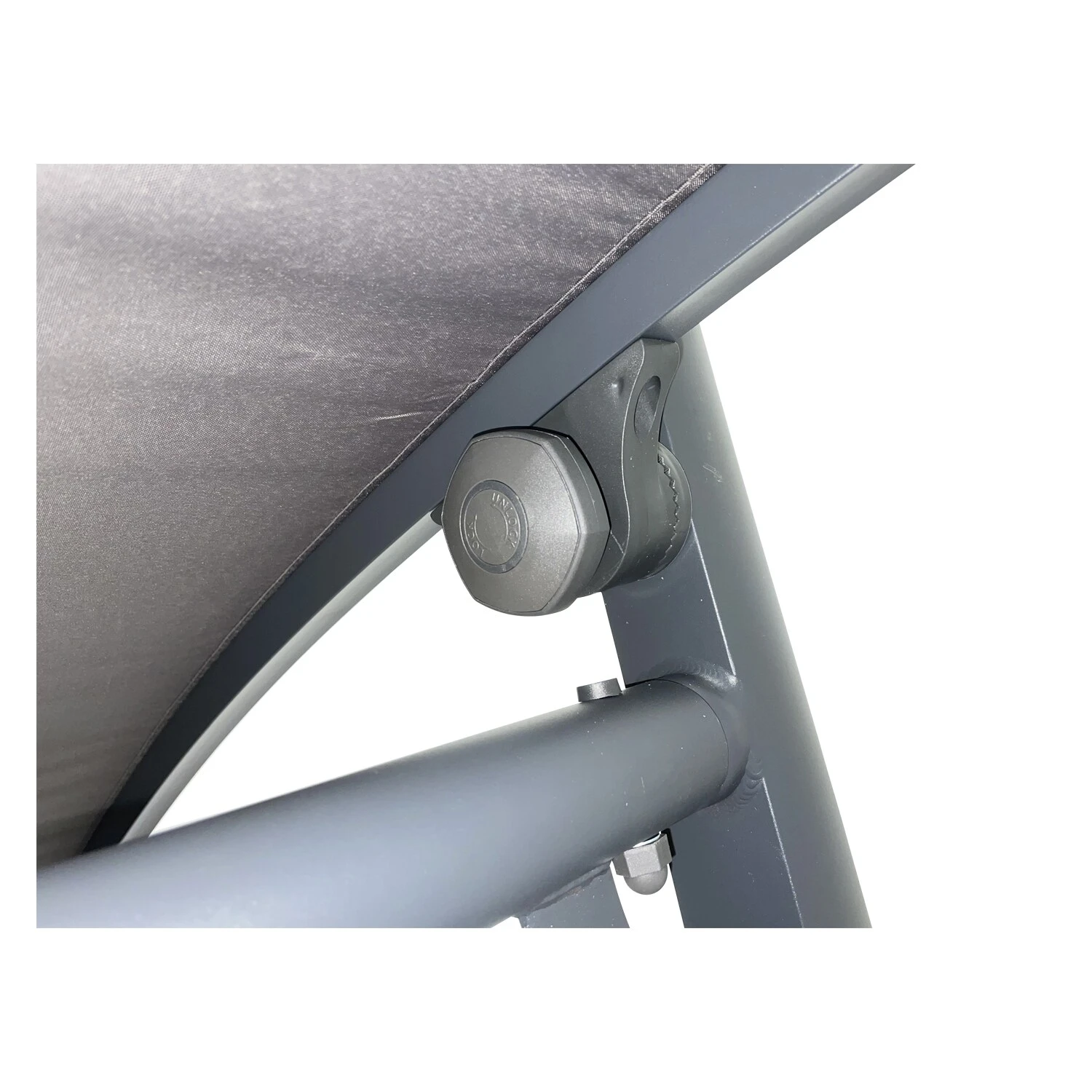 DEGAMO Hollywoodschaukel DALLAS 3-sitzer Aluminium, Schwarz/grau 6 DEGAMO Hollywoodschaukel DALLAS 3-sitzer Aluminium, Schwarz/grau – Bild 6