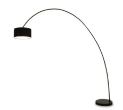 Bogenleuchte Elegant Arc Black Ausladung 222cm Höhe 225cm 10454