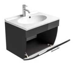 Posseik Waschplatz Salona Anthrazit Waschtisch Inkl. Mineralguss-Waschbecken 9 Posseik Waschplatz Salona Anthrazit Waschtisch Inkl. Mineralguss-Waschbecken -Netto 8600335800 13227 prod 004