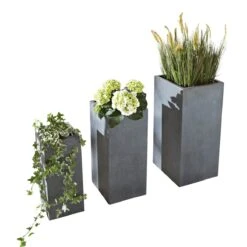 Pflanztopf-Set "Galileo", 3-tlg. Galileo Grau