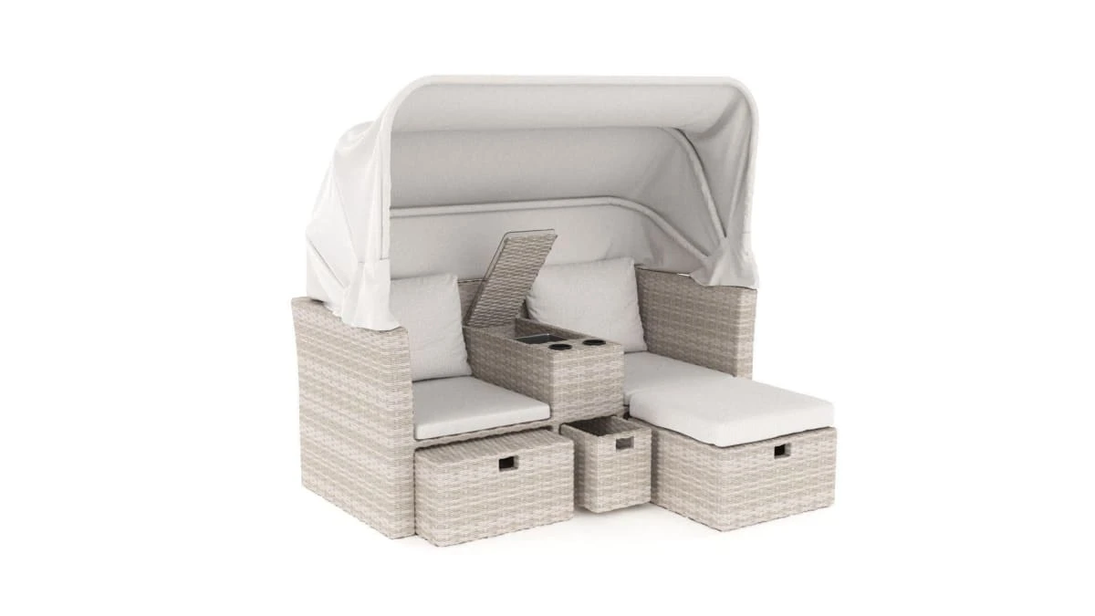 Outdoor-Doppellounger Caprio Sand 1 Outdoor-Doppellounger Caprio Sand