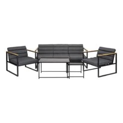 Outdoor-Lounge-Set, 5-tlg. Space 2 Anthrazit