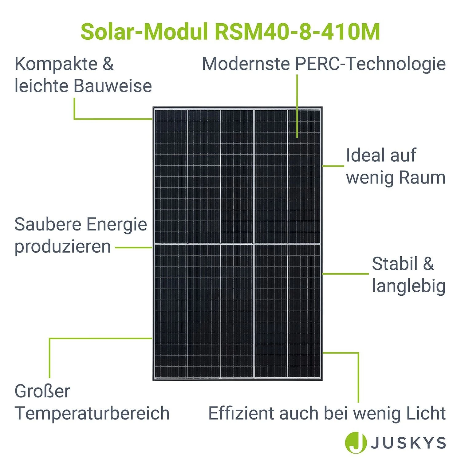 RISEN Solarpanel RSM40-8-410M Mit 410 Watt - Balkonkraftwerk Solarmodul - Verkauf Nur An Endverbraucher 3 RISEN Solarpanel RSM40-8-410M Mit 410 Watt - Balkonkraftwerk Solarmodul - Verkauf Nur An Endverbraucher – Bild 3