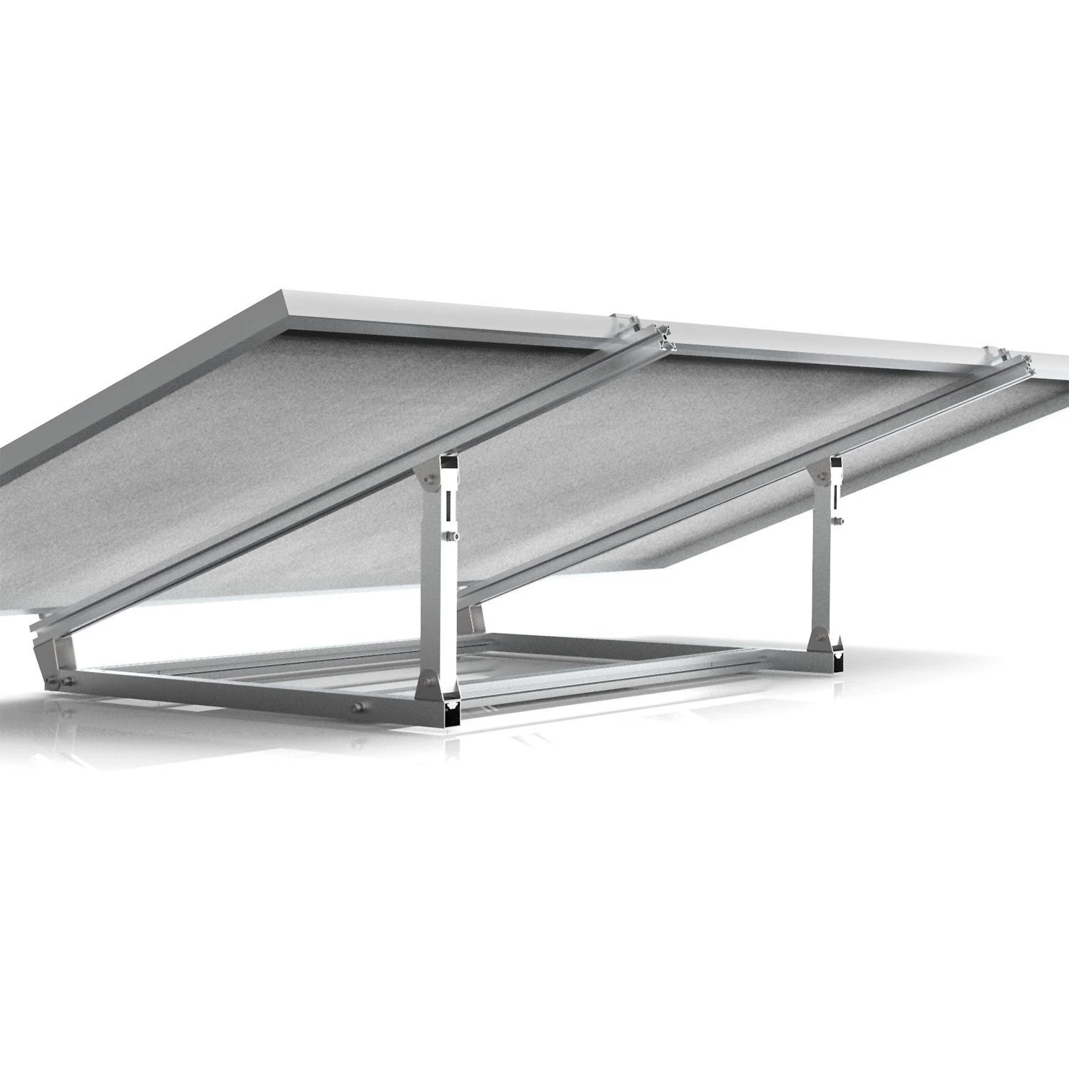 Juskys Montageset Balkonkraftwerk - Solarhalterung - Befestigung Photovoltaik Anlage 3 Juskys Montageset Balkonkraftwerk - Solarhalterung - Befestigung Photovoltaik Anlage – Bild 3