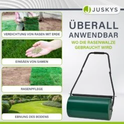 Juskys Garten Rasenwalze Fritz Aus Metall Befüllbar Mit 48L Wasser / Sand – Inkl. Schmutzabweiser 10 Juskys Garten Rasenwalze Fritz Aus Metall Befüllbar Mit 48L Wasser / Sand – Inkl. Schmutzabweiser -Netto 8600348200 51684837 prod 005