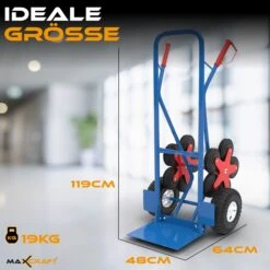 MAXCRAFT Treppenkarre Bis 200 Kg - 12 Räder 10 MAXCRAFT Treppenkarre Bis 200 Kg - 12 Räder -Netto 8600348300 9978 prod 005