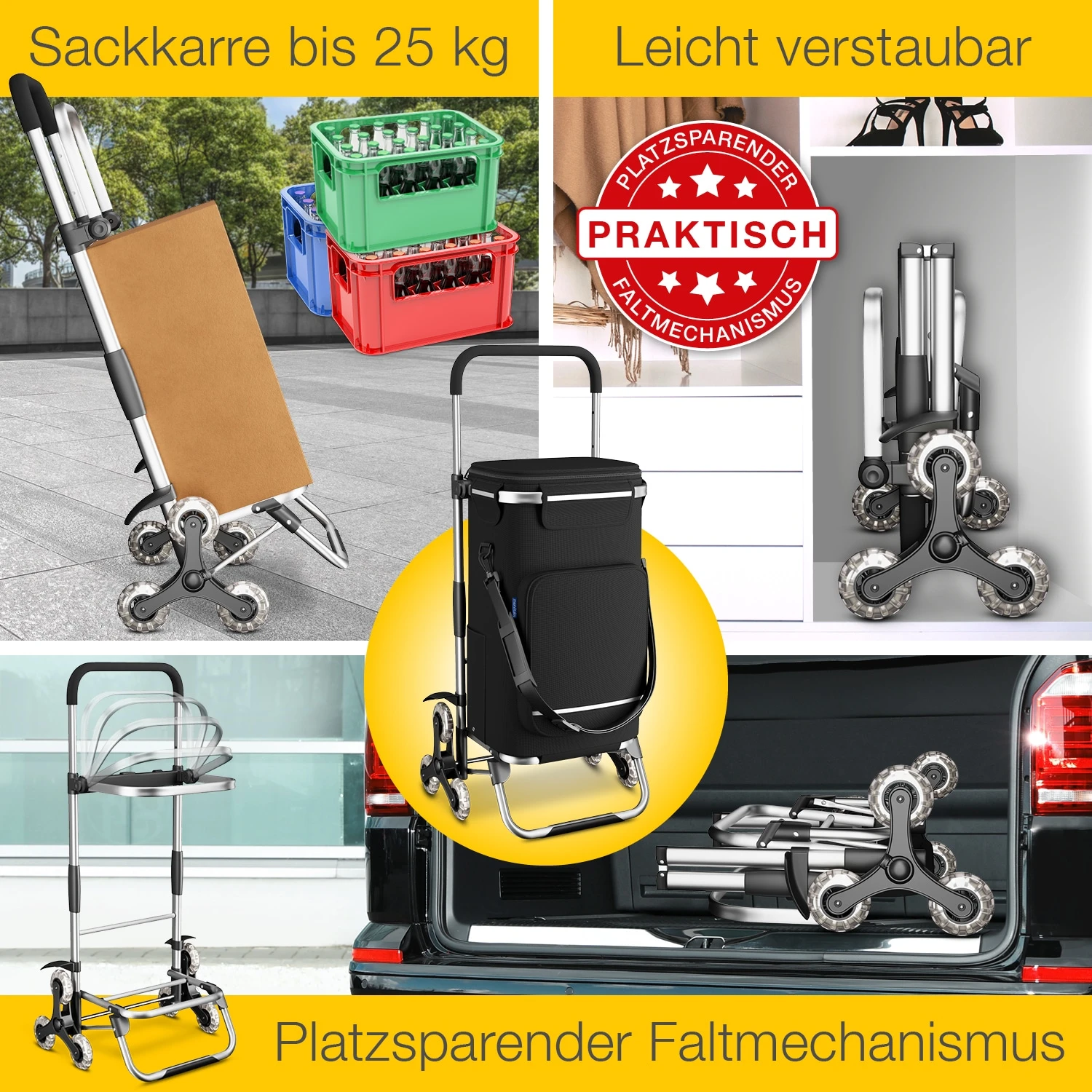 Aktivshop Treppensteiger-Einkaufsroller Premium 2 Aktivshop Treppensteiger-Einkaufsroller Premium – Bild 2