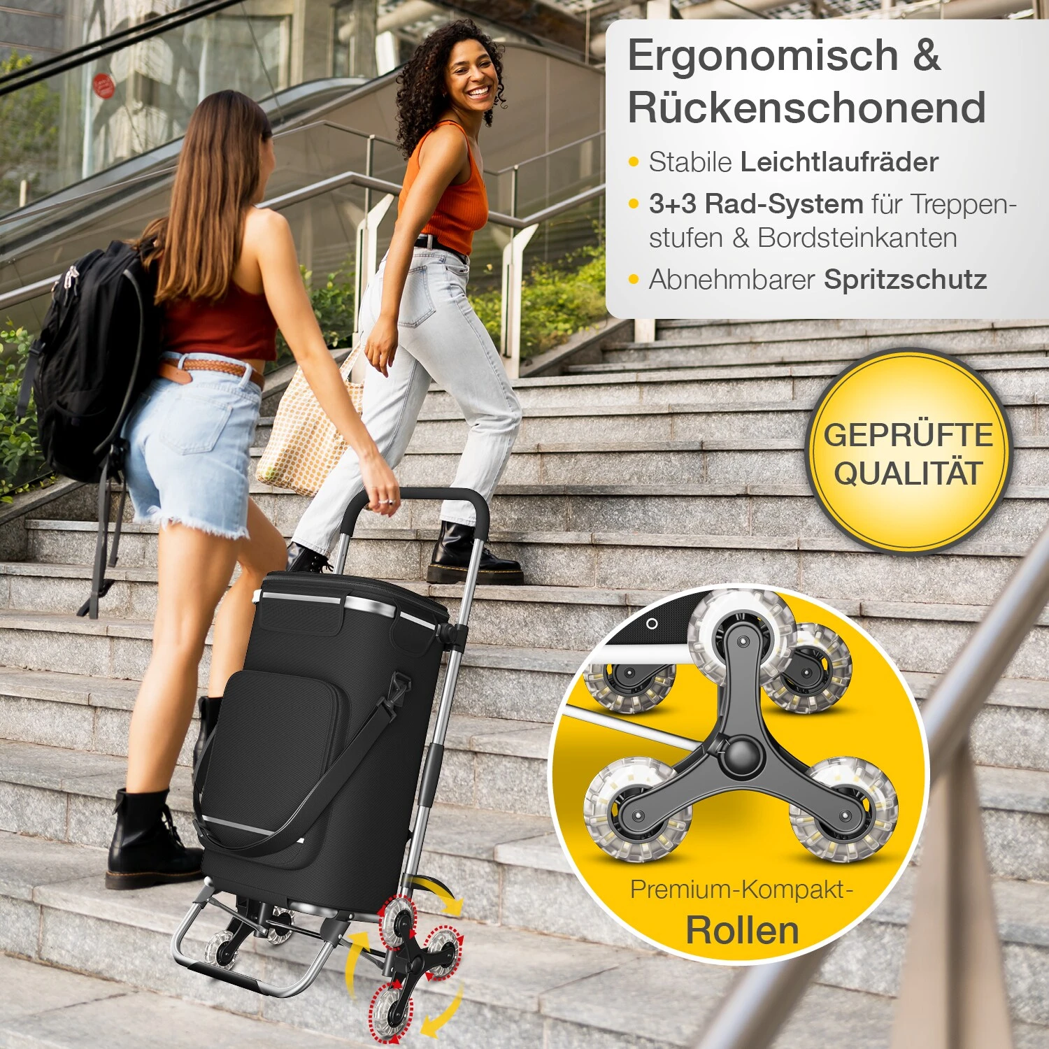 Aktivshop Treppensteiger-Einkaufsroller Premium 6 Aktivshop Treppensteiger-Einkaufsroller Premium – Bild 6