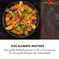 Delicatessa 3 Flex Induktionskochfeld 3 Zonen 6600W Flexzone Schwarz 8 Delicatessa 3 Flex Induktionskochfeld 3 Zonen 6600W Flexzone Schwarz -Netto 8600359300 11294 prod 003