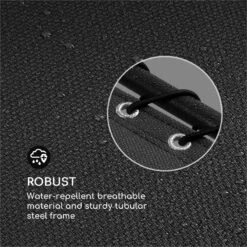 California Dreaming Sonnenliege, Polsterung, Stahlrahmen, Schwarz -Netto 8600359300 12313 prod 006