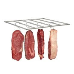 Master Jerky 16 Haken-Set 21-tlg. Rahmen Haken Edelstahl