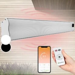 Cosmic Beam Smart 24 Infrarot-Heizstrahler 2400W App-Steuerung Fernbedienung