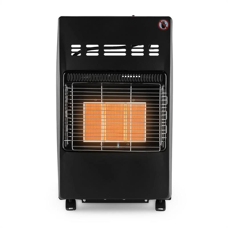 Kamtschatka Gasheizofen Gasheizer Keramikbrenner Infrarot 4,1kW Schwarz 2 Kamtschatka Gasheizofen Gasheizer Keramikbrenner Infrarot 4,1kW Schwarz – Bild 2