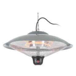 Heizsporn Deckenheizstrahler 60,5 Cm (Ø) LED-Lampe Fernbedienung
