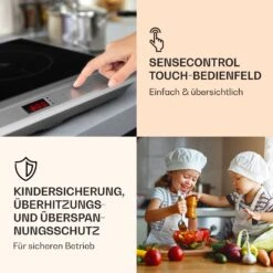 MisterCook Duo Kochplatte Infrarot 3000W 90-650°C Abschalttimer 9 MisterCook Duo Kochplatte Infrarot 3000W 90-650°C Abschalttimer -Netto 8600359300 4954 prod 004