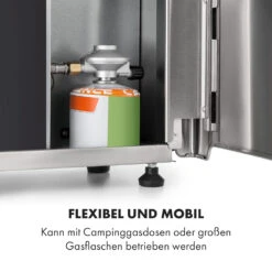 Crossfire Vertikaler Gasgrill 800°C Infrarot-Brenner 12.000 BTU Silber 9 Crossfire Vertikaler Gasgrill 800°C Infrarot-Brenner 12.000 BTU Silber -Netto 8600359300 4959 prod 004