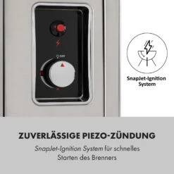 Crossfire Vertikaler Gasgrill 800°C Infrarot-Brenner 12.000 BTU Silber 11 Crossfire Vertikaler Gasgrill 800°C Infrarot-Brenner 12.000 BTU Silber -Netto 8600359300 4959 prod 006