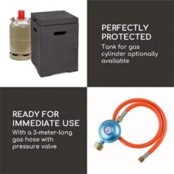 El Hierro Gas-Feuerschale Heizleistung: 31.700BTU/9,3kW Dunkelgrau 9 El Hierro Gas-Feuerschale Heizleistung: 31.700BTU/9,3kW Dunkelgrau -Netto 8600359300 5023 prod 004