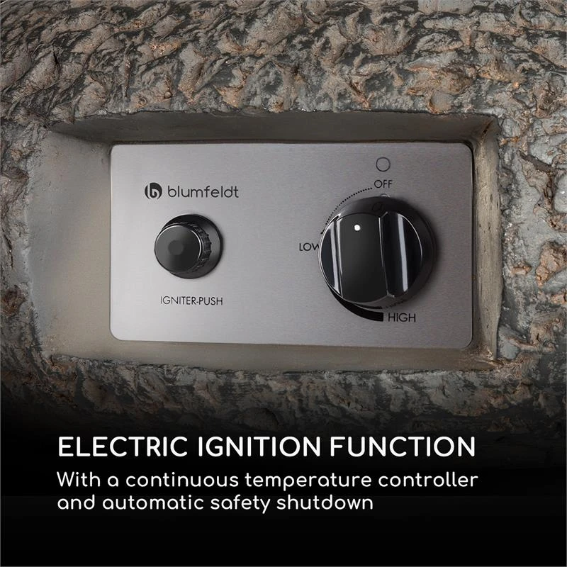 El Hierro Gas-Feuerschale Heizleistung: 31.700BTU/9,3kW Dunkelgrau 6 El Hierro Gas-Feuerschale Heizleistung: 31.700BTU/9,3kW Dunkelgrau – Bild 6