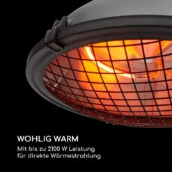 Blackpool Heat Infrarot-Heizstrahler IP44 2100W Fernbedienung 9 Blackpool Heat Infrarot-Heizstrahler IP44 2100W Fernbedienung -Netto 8600359300 5209 prod 004