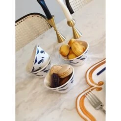 The Mia Keramikschüssel Azur Mini Schüssel Ø 10 Cm Set 4-tlg. Mit Gestell -Netto 8600362100 AZR012 prod 003