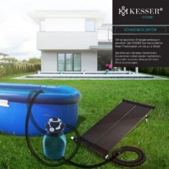 KESSER® Solarkollektor ECO Poolheizung 108 X 74 X 15cm (L X B X H) , Warmwasser Heizung Solarheizung Für Pools L UV-beständiger Kunststoff L Durchflussmenge 10.000 Litern Pro Stunde -Netto 8600364700 21891 prod 004