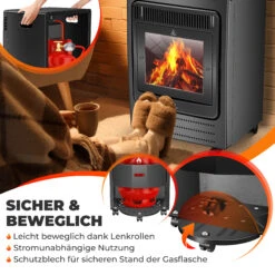 KESSER® Gasheizer Gasheizofen Heizstrahler 3,4 KW Gas Kamin Inkl. Gasdruckregler & Gasschlauch 2 Heizstufen Infrarot 3400W Gasheizstrahler Gasheizung Butan- Oder Propangasflaschen Bis 11kg Schwarz 10 KESSER® Gasheizer Gasheizofen Heizstrahler 3,4 KW Gas Kamin Inkl. Gasdruckregler & Gasschlauch 2 Heizstufen Infrarot 3400W Gasheizstrahler Gasheizung Butan- Oder Propangasflaschen Bis 11kg Schwarz -Netto 8600364700 22499 prod 005
