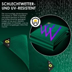 KESSER® Premium Abdeckplane Mit Ösen, 650 G/m² PVC Wasserdicht & Reißfest - Hochwertige Plane Universell Für LKW, Pool, Holz Gartenmöbel - Abdeckung, Schutzplane, Gewebeplane 9 KESSER® Premium Abdeckplane Mit Ösen, 650 G/m² PVC Wasserdicht & Reißfest - Hochwertige Plane Universell Für LKW, Pool, Holz Gartenmöbel - Abdeckung, Schutzplane, Gewebeplane -Netto 8600364700 22735 prod 004