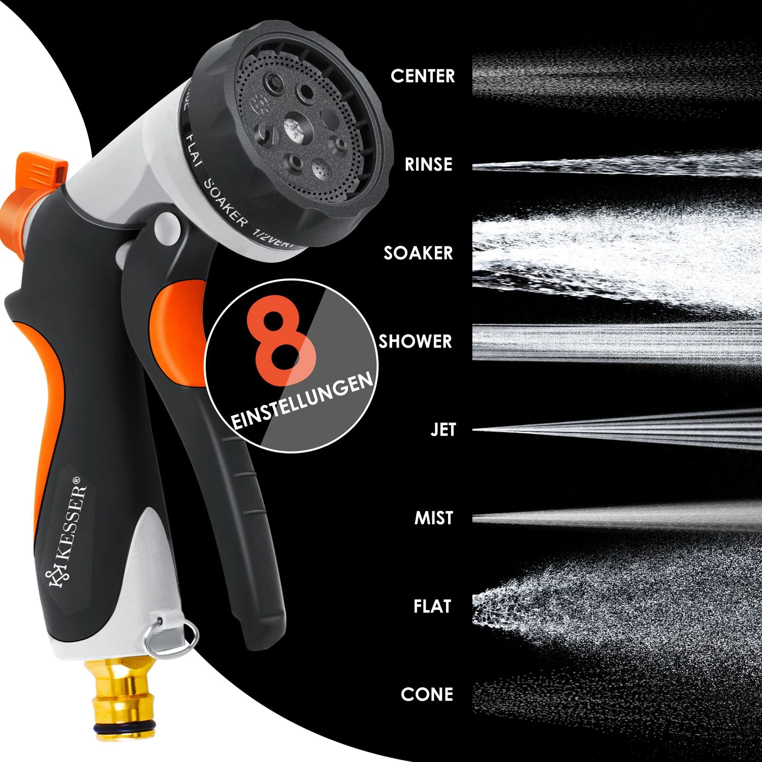 KESSER® Premium Gartenschlauch Flexibler Wasserschlauch Dehnbarer Flexischlauch 4 KESSER® Premium Gartenschlauch Flexibler Wasserschlauch Dehnbarer Flexischlauch – Bild 4