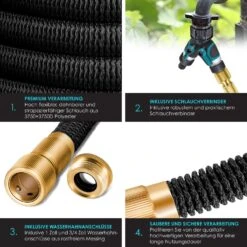 KESSER® Premium Gartenschlauch Flexibler Wasserschlauch Dehnbarer Flexischlauch 11 KESSER® Premium Gartenschlauch Flexibler Wasserschlauch Dehnbarer Flexischlauch -Netto 8600364700 23520 prod 006