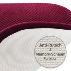 Komfortable & Praktische Gel-Kissen 40x40 - Stuhlkissen Mit Modernem Memory-Schaumstoff - Gepolsterte Sitzkissen Out- Und Indoor Gartenkissen Stuhlauflage Rutschfest -Netto 8600366200 11933 prod 003