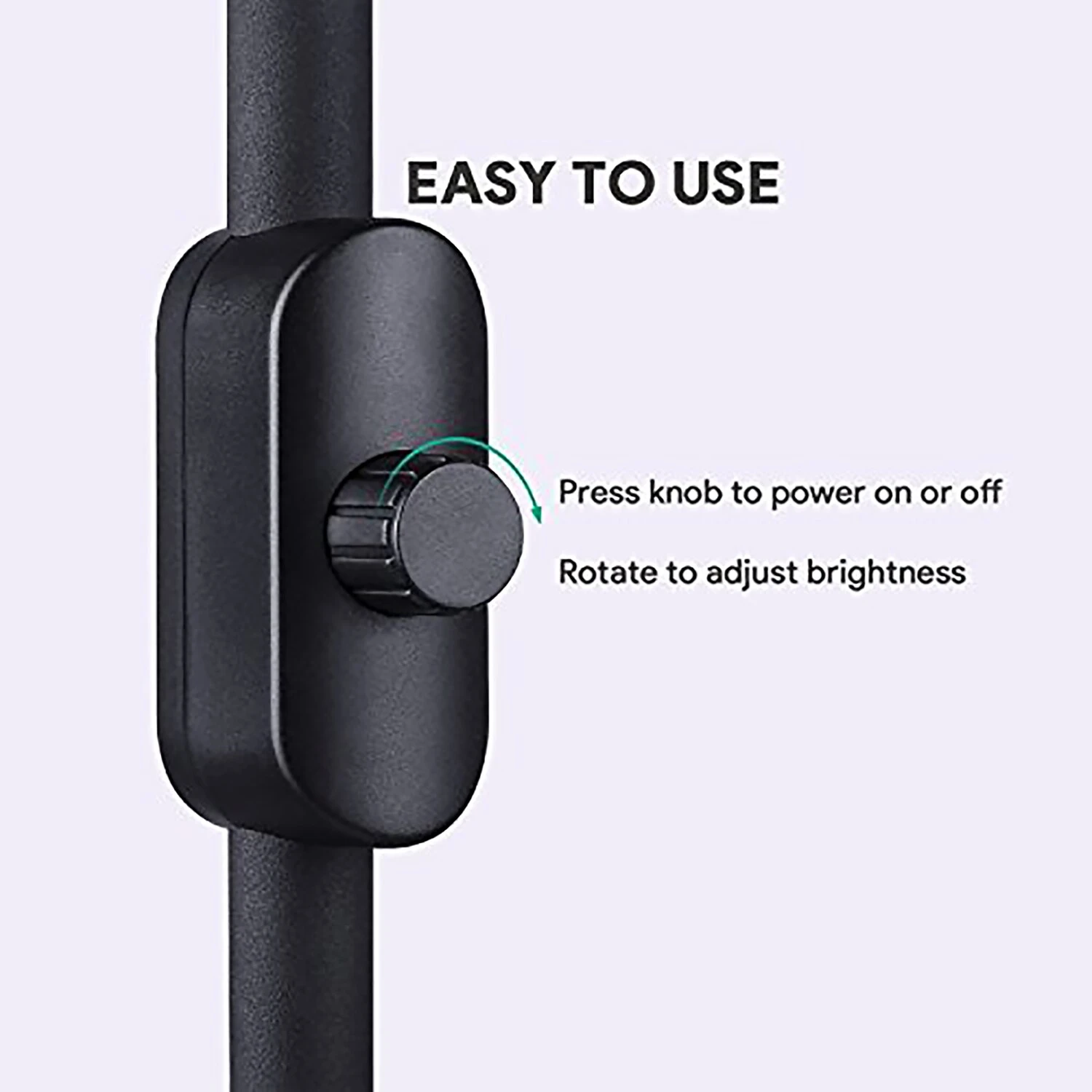 Aukey LT-ST34 Stehlampe 1,6m LED Dimmbar, Leselampe Mit 3 Farbtemperaturen Mit Dimmen, Stehleuchte Für Wohnzimmer,Schlafzimmer, Büro 4 Aukey LT-ST34 Stehlampe 1,6m LED Dimmbar, Leselampe Mit 3 Farbtemperaturen Mit Dimmen, Stehleuchte Für Wohnzimmer,Schlafzimmer, Büro – Bild 4