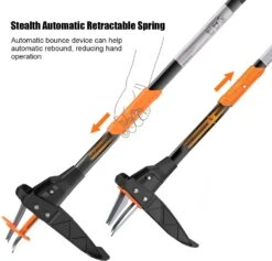 TACKLIFE GSW1A, Stehender Jäter, Verdickter Edelstahl Mit 3 Krallen Und Hochfesten Pedalen, Automatisches Federrücklaufgerät, Effizienter Jäter -Netto 8600367000 2365 prod 002