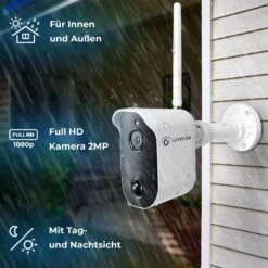 LUVISION Akku Funk Video Überwachungssystem Mit Batterie PIR Mikrofon Gegensprechfunktion Solar Flutlicht Kompatibel 8 LUVISION Akku Funk Video Überwachungssystem Mit Batterie PIR Mikrofon Gegensprechfunktion Solar Flutlicht Kompatibel -Netto 8600367700 2221 prod 003