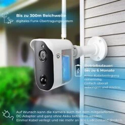 LUVISION Akku Funk Video Überwachungssystem Mit Batterie PIR Mikrofon Gegensprechfunktion Solar Flutlicht Kompatibel 10 LUVISION Akku Funk Video Überwachungssystem Mit Batterie PIR Mikrofon Gegensprechfunktion Solar Flutlicht Kompatibel -Netto 8600367700 2221 prod 005